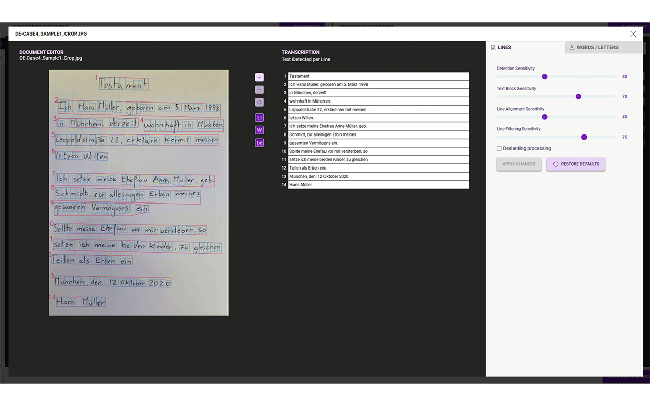 Handwriting Release 1.3.3: Improved German OCR model